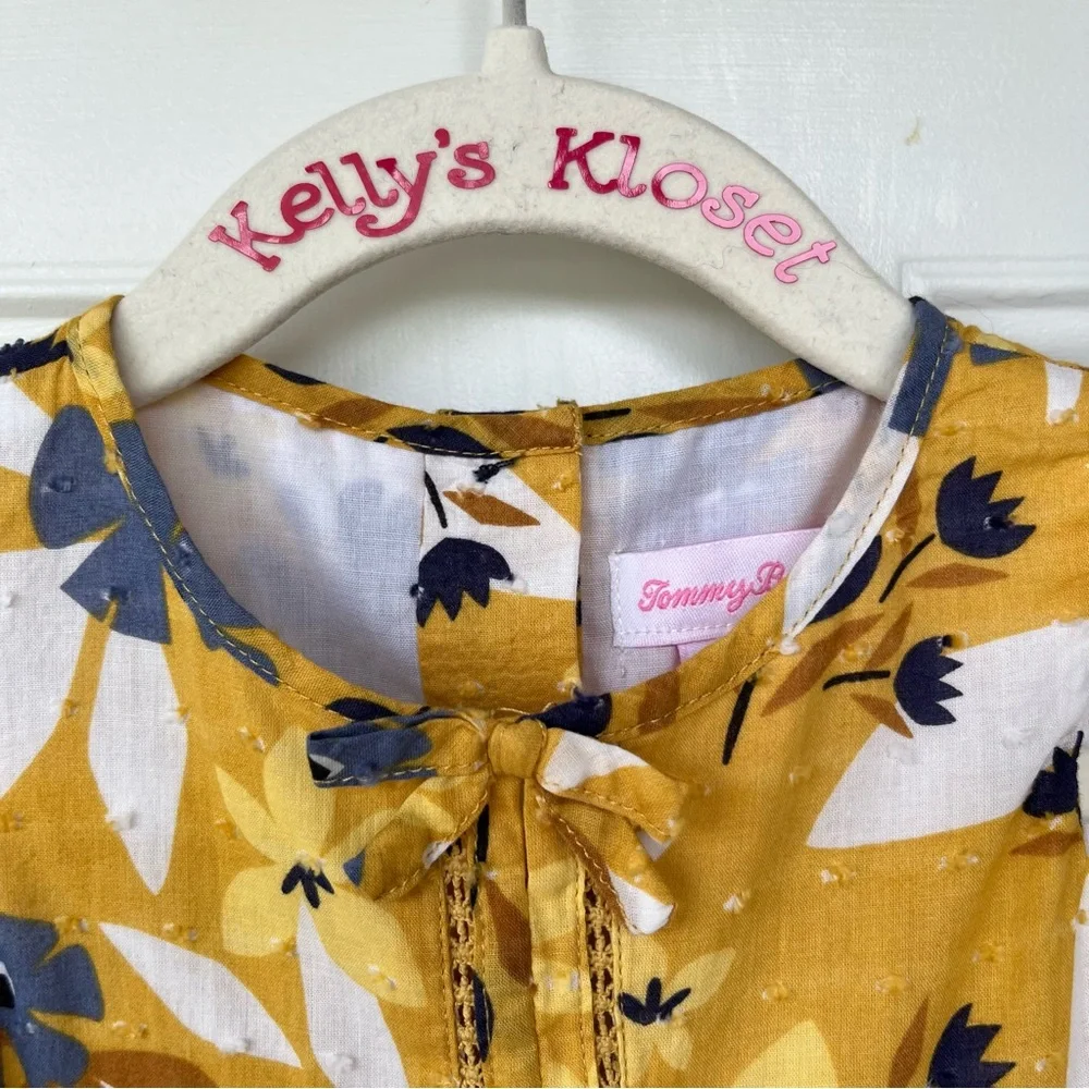 •Tommy Bahama• Little Girls Floral Ruffle Sundress - Size 18 Months